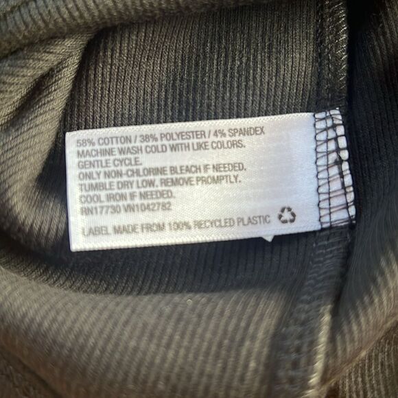 NWT Wild Fable Size 1X BLACK Ribbed Tank Top Cami Camisole - Picture 9 of 9